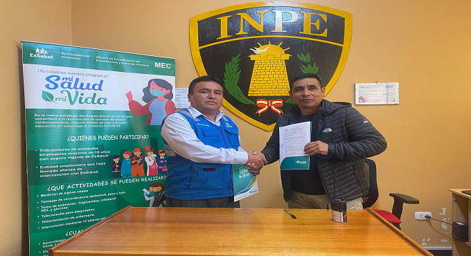 EsSalud Amazonas brindará atención a más de 200 trabajadores del INPE gracias a alianza estratégica