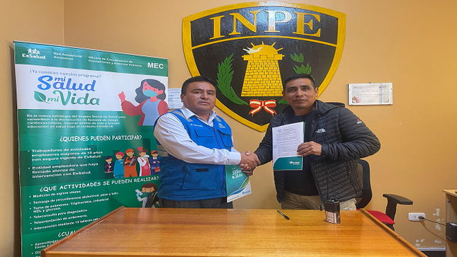 EsSalud Amazonas brindará atención a más de 200 trabajadores del INPE gracias a alianza estratégica