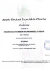Vista preliminar de documento Credencial Del Regidor Fernandez Aybar Francisco Camen