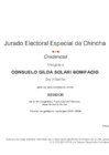 Vista preliminar de documento Credencial Del Regidor Solari Bonifacio Consuelo Gilda