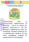Vista preliminar de documento MUNICIPALIDAD DISTRITAL DE SAN PABLO PROCESO CAS N°001-2024-MDSP