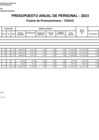 Vista preliminar de documento Presupuesto anual de personal año 2023