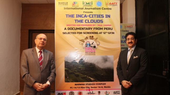 Embajada del Perú en la India promueve la herencia cultura peruana con la proyección del documental “The Incas – City in the Clouds”