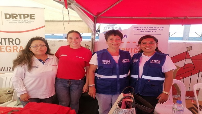 DRTPE Piura a través de la ZTPEP participó en su segundo día de Feria: "Emprende Reciclando", en la ciudad de Paita.
