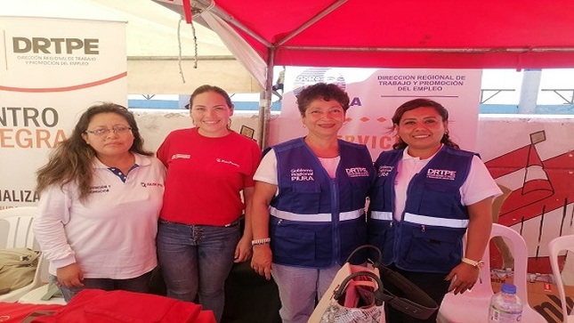 DRTPE Piura a través de la ZTPEP participó en su segundo día de Feria: "Emprende Reciclando", en la ciudad de Paita.