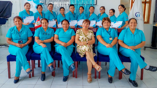 Fotografia grupal de alumnas