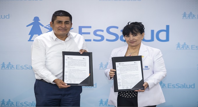 Junín: EsSalud firma convenio con el IREN Centro para atención oportuna de asegurados con cáncer