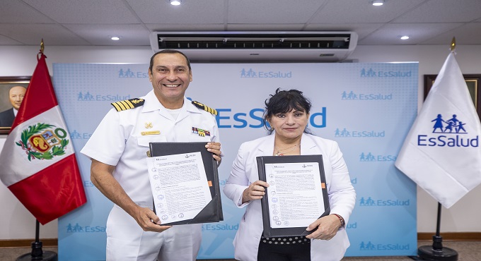 EsSalud genera recursos propios tras acuerdo con la Marina de Guerra del Perú