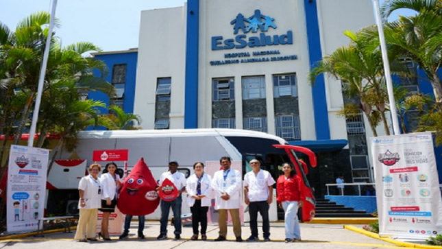 EsSalud: En el día del amor y la amistad, hospital Almenara recolectó cerca de 100 unidades de sangre