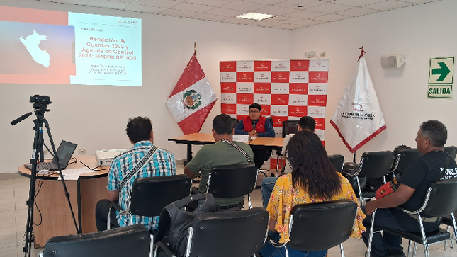 Durante la jornada informativa “Rendición de cuentas 2023 y agenda de control 2024”, el Gerente Regional de Control, Pedro De la Peña, dio a conocer que en Madre de Dios se evidenció un perjuicio económico de S/ 7 931 826, generado por las presuntas irregularidades cometidas por funcionarios y servidores de diferentes entidades públicas.