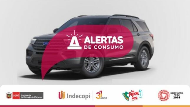 Alerta: más de mil vehículos Ford Explorer presentarían fallas 