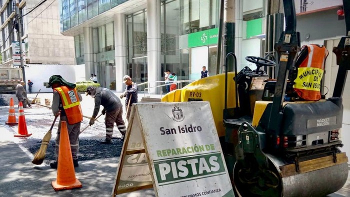 Mantenimiento de vías: Avenida Alberto del Campo