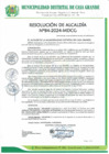 Vista preliminar de documento Resolución de Alcaldía 084-2024