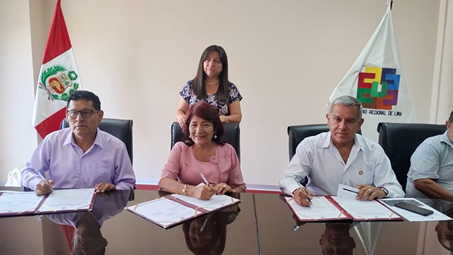Otro día histórico para Aucallama: Se firma convenio para construcción de Puente Caqui.