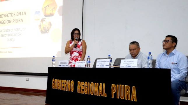 GORE Piura impulsa electrificación rural para atender localidades más alejadas de la región