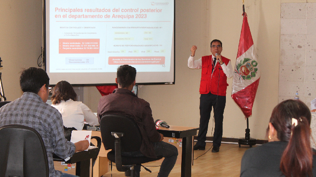 Arequipa. - Durante el año 2023, la Contraloría General determinó presuntas responsabilidades por hechos irregulares que involucran a 401 funcionarios de diversas entidades públicas en la región Arequipa. Ello, como resultado de 119 informes de control posterior emitidos.