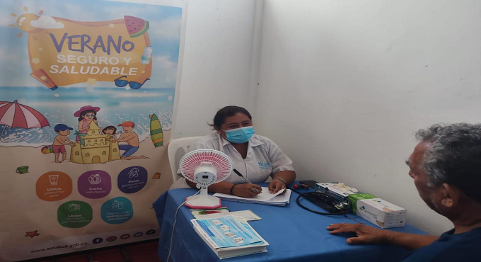 EsSalud Tacna brindó más de 2 mil 200 atenciones a veraneantes del balneario Boca del Río
