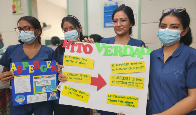 Usuarios del Hospital Santa Rosa reciben charlas