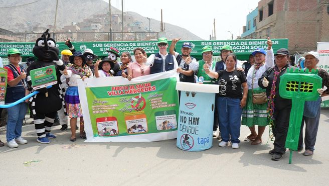 Lurigancho-Chosica: Diris Lima este realiza pasacalle para concientizar la ciudadanía en la lucha contra el dengue
