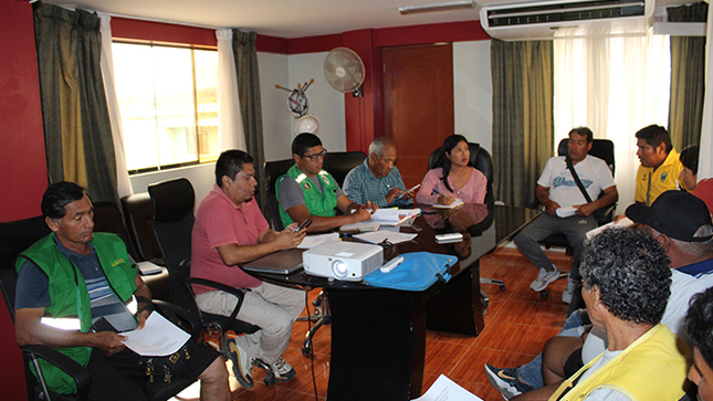 Comisión y Subgerencia de Transportes sostienen reunión de trabajo con dirigentes de transporte menor.