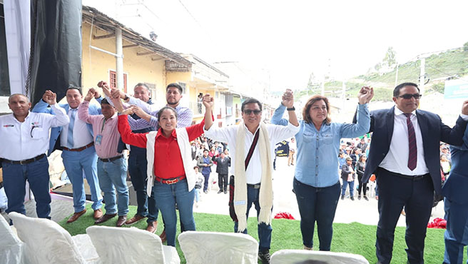 Ministro de Salud colocó primera piedra del nuevo Hospital Bambamarca en Cajamarca