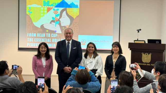 Cancillería impulsa el café peruano en el mercado japonés y destaca el empoderamiento de las mujeres caficultoras