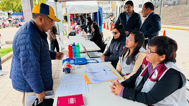 Corte Superior de Justicia Cusco participó de la Campaña de Orientación en protección de los derechos de la familia