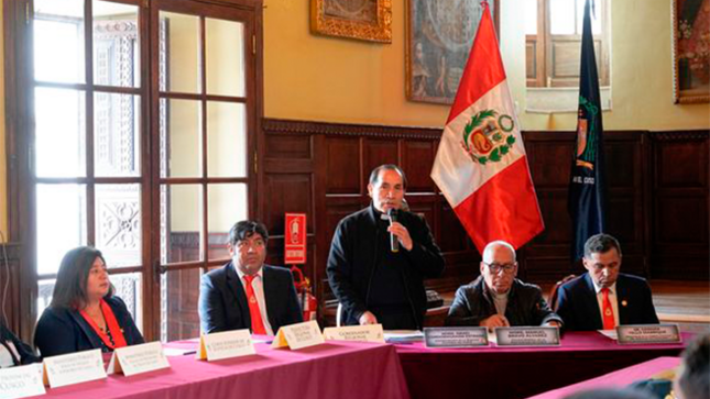 Presidenta de la Corte de Cusco participó en la primera reunión de Plan de Seguridad y Contingencia de la procesión del Sr. de los Temblores