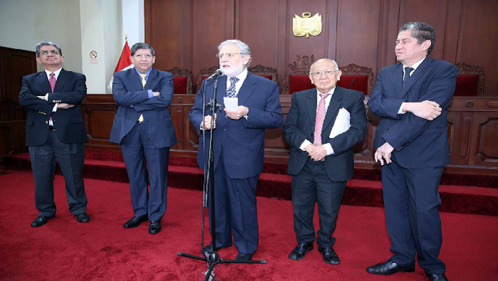Tribunal Constitucional eligió a Ernesto Blume Fortini como nuevo presidente de la institución