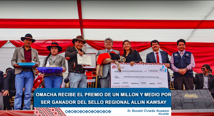 entrega de premio sello regional allin kawsay