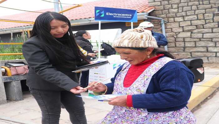 Electrocentro Impulsa la Campaña "Pago Puntual" en Huayllay - Pasco