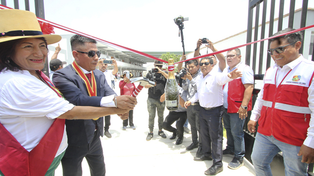 Comunidad educativa Miguel Grau estrena moderna infraestructura en Quilmaná - Cañete