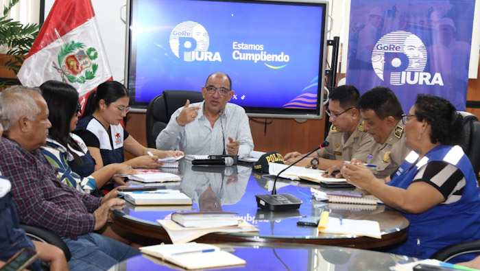 GORE Piura impulsa acciones para fortalecer la seguridad ciudadana en la región