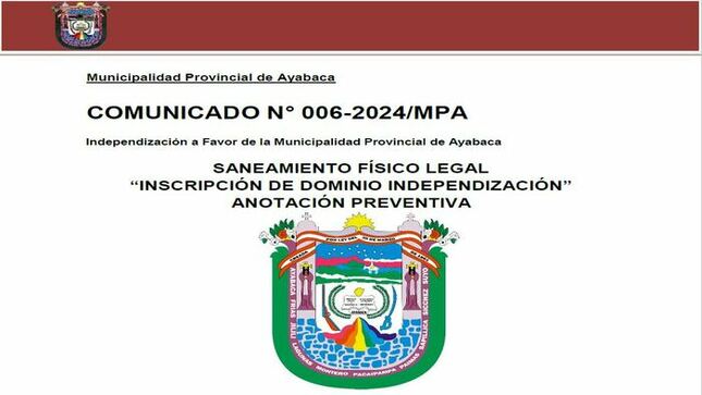 COMUNICADO 06
