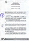 Vista preliminar de documento Resolución de Consejo de Comisión Organizadora
