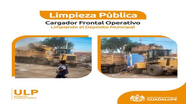 Limpiando el Depósito Municipal