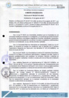 Vista preliminar de documento Resolución de Consejo de Comisión Organizadora