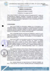 Vista preliminar de documento Resolución de Consejo de Comisión Organizadora