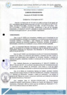 Vista preliminar de documento Resolución de Consejo de Comisión Organizadora
