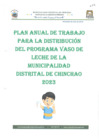 Vista preliminar de documento Plan Anual de Trabajo de Distribución PVL