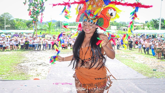 Representante de la Comunidad de Segakiato es la "Miss carnaval 2024"