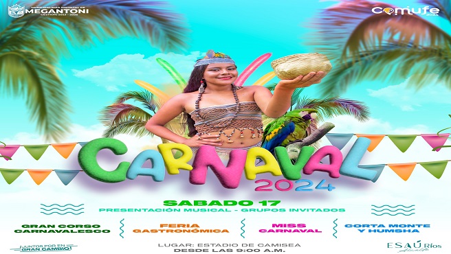 COMUFE realiza su primera actividad del 2024: CARNAVAL MEGANTONIANO