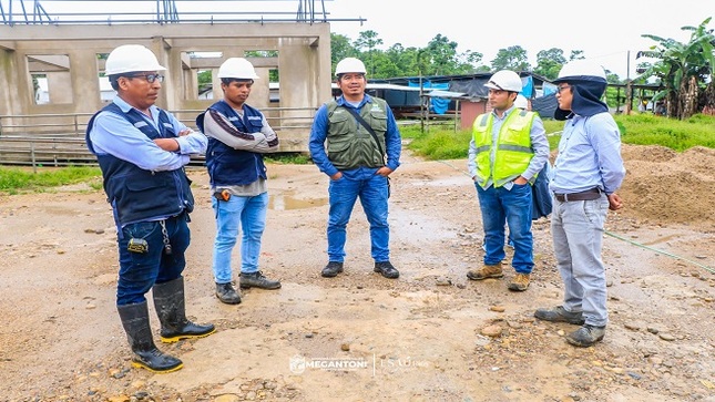 Regidor de Megantoni oficializó avance de ejecución de proyecto en la CC.NN. Camaná