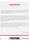 Vista preliminar de documento Comunicado: Mesa de partes virtual del Minedu para trámites con entidades públicas