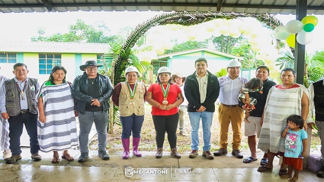 Municipalidad de Megantoni inicia proyecto de Mejoramiento de la Infraestructura de C.E. Nuevo Mundo