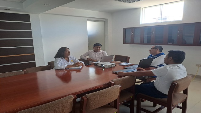 DRTPE Piura se reunió con representantes del Ministerio de Trabajo y Promoción del Empleo del Perú, para ver temas de Presupuesto, como: El uso correcto del mismo, como acceder a ellos.