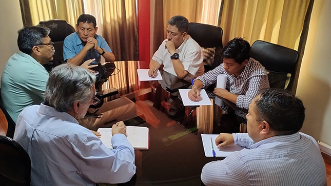 Reunión de trabajo del equipo técnico de formulación del Plan de Desarrollo Urbano.