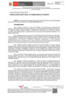 Vista preliminar de documento Resolución 025-2024-IPD/UP Hinojosa Poma Evaristo: Licencia con Goce de Haber.