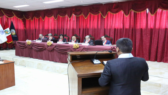 Audiencia en Ica