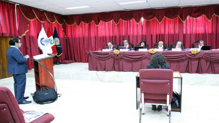 Audiencia en Ica